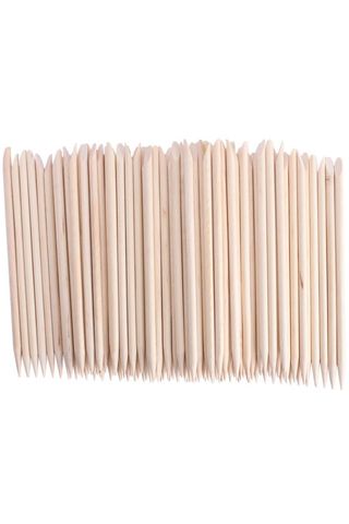 Adecco LLC  Nail Art Orange Wood Sticks