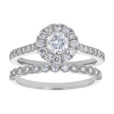 sam's club diamond wedding ring sets