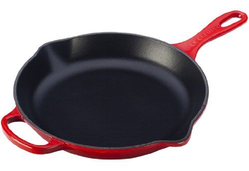Le Creuset Signature Iron Tackle Skillet, 11-3/4-Flow, Cerise (Cherry Red)  Kung Pao Potatoes 1559771853 41egNr6RhLL