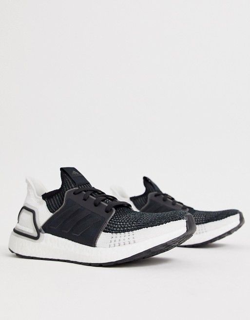 white trainers with black back