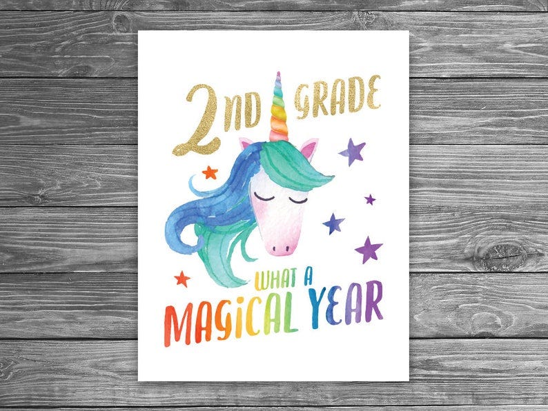 Magical Unicorn Sign