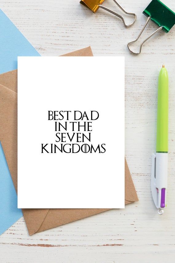 Game of Thrones Father's Day Card