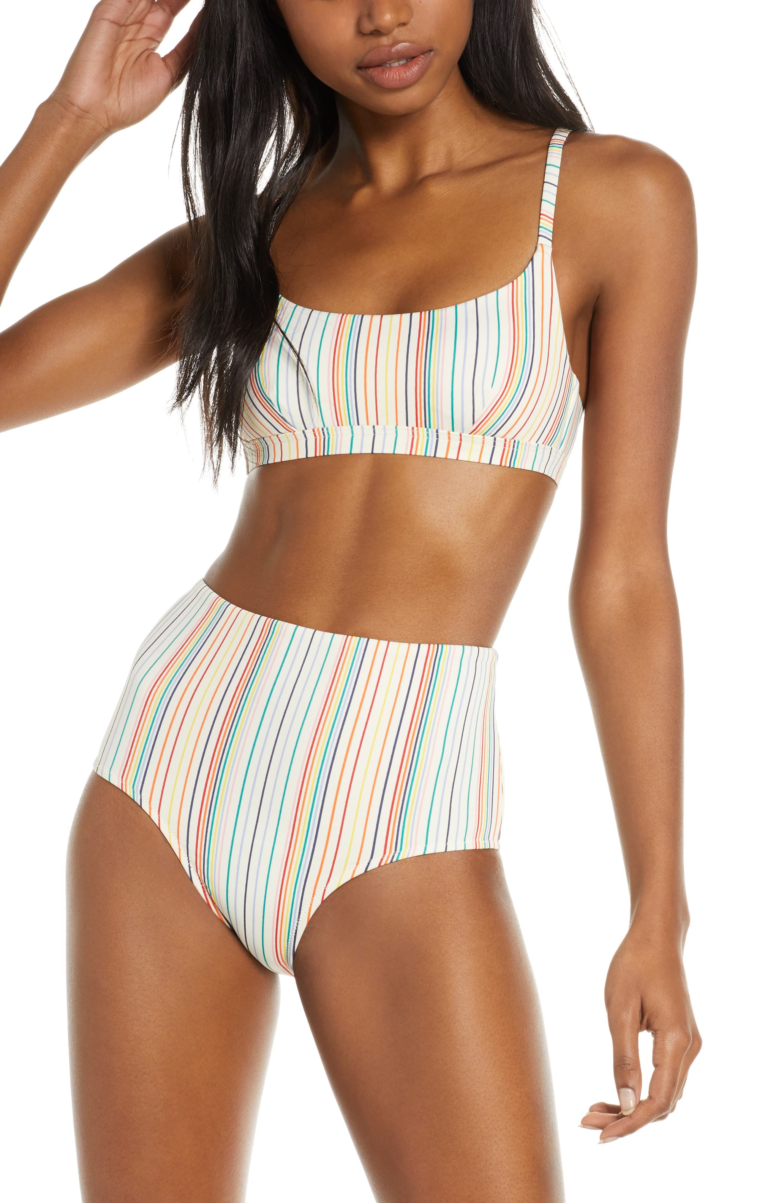 cute high waisted swimsuit