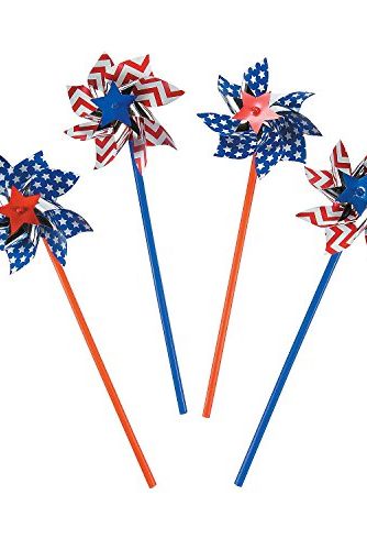 American Flag Patriotic Pinwheels