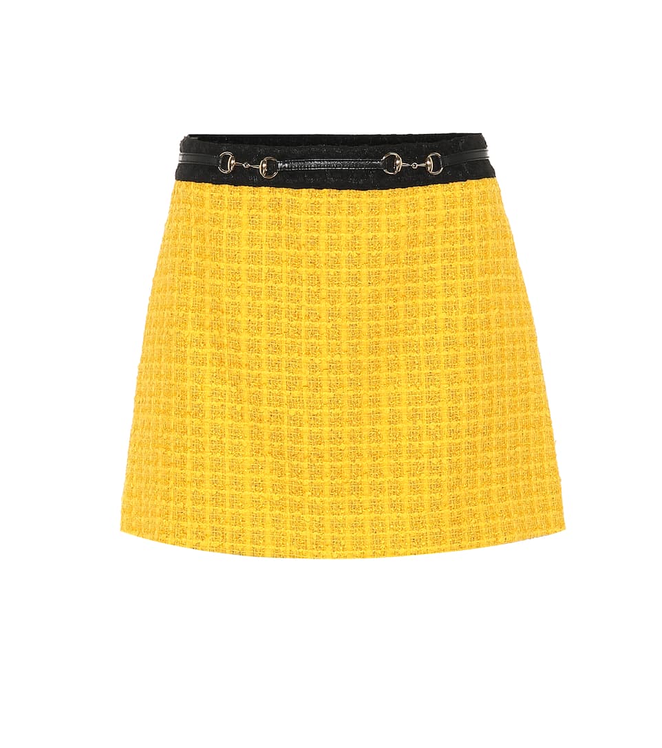 Luxe Tweed Mini Skirt