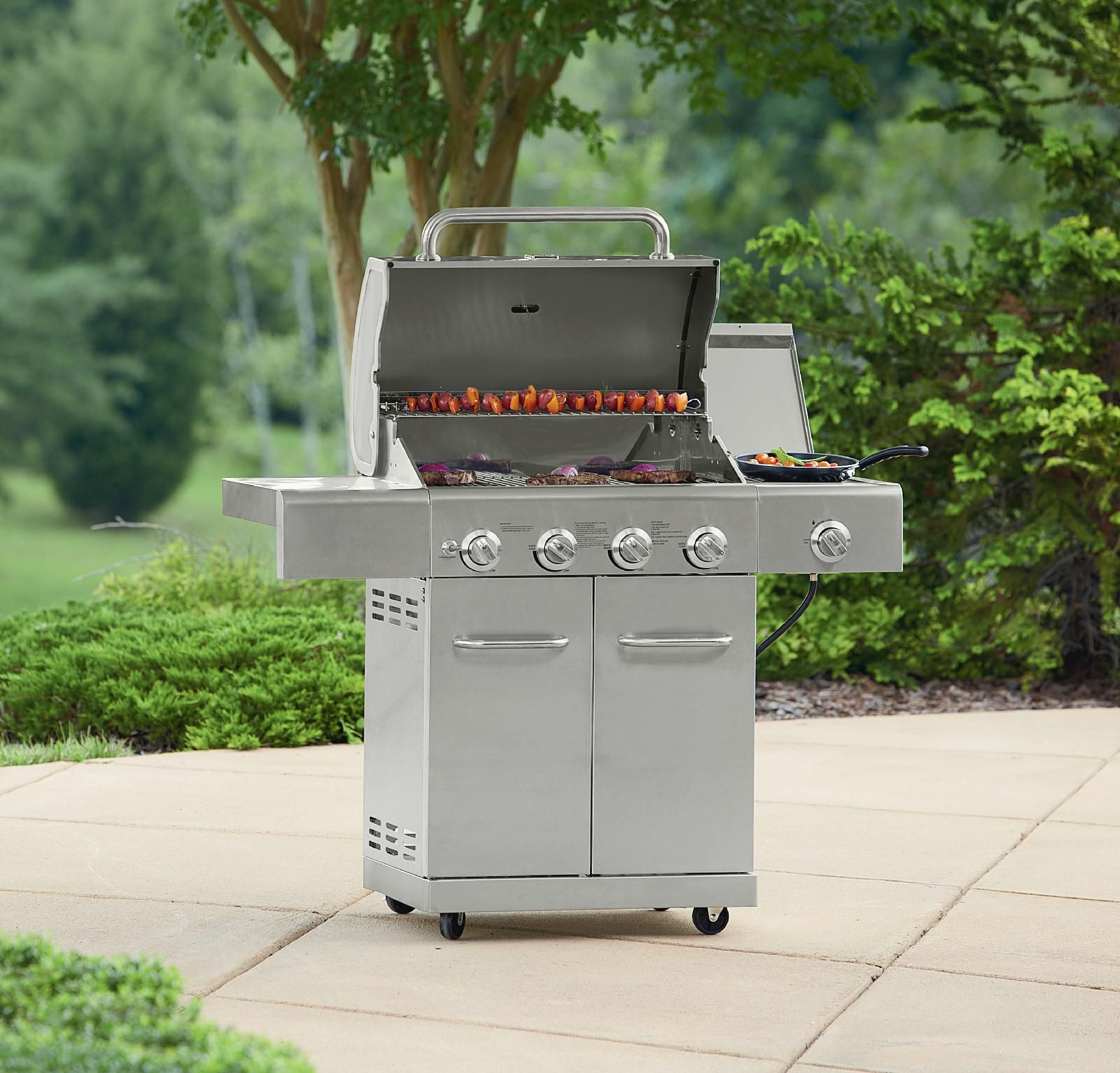 4-Burner Gas Stainless Steel Grill