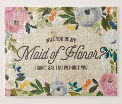 Maid of Honor Puzzle