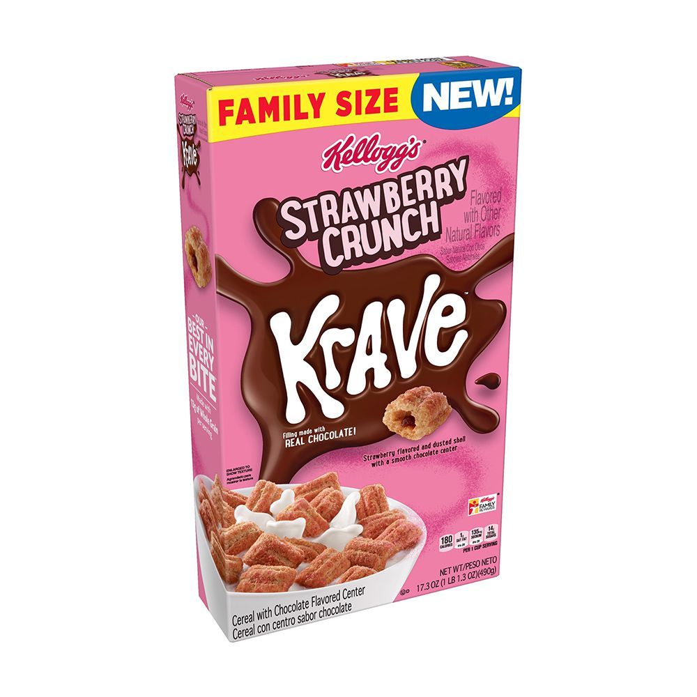 Krave Strawberry Crunch Cereal