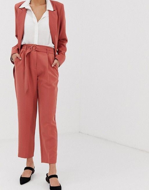 Buy FORCAST FORCAST Rory High-Waisted Belted Pants 2023 Online | ZALORA  Singapore