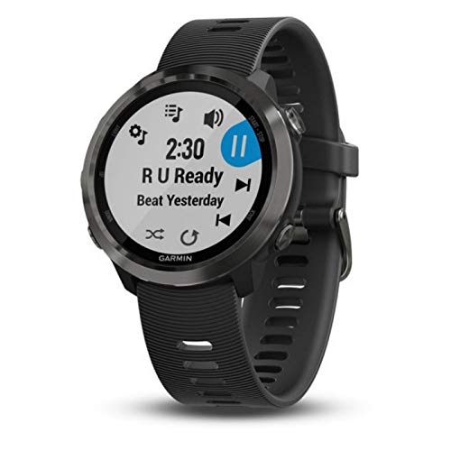 Garmin Forerunner® 645 Music GPS Slate With Black Coloured band