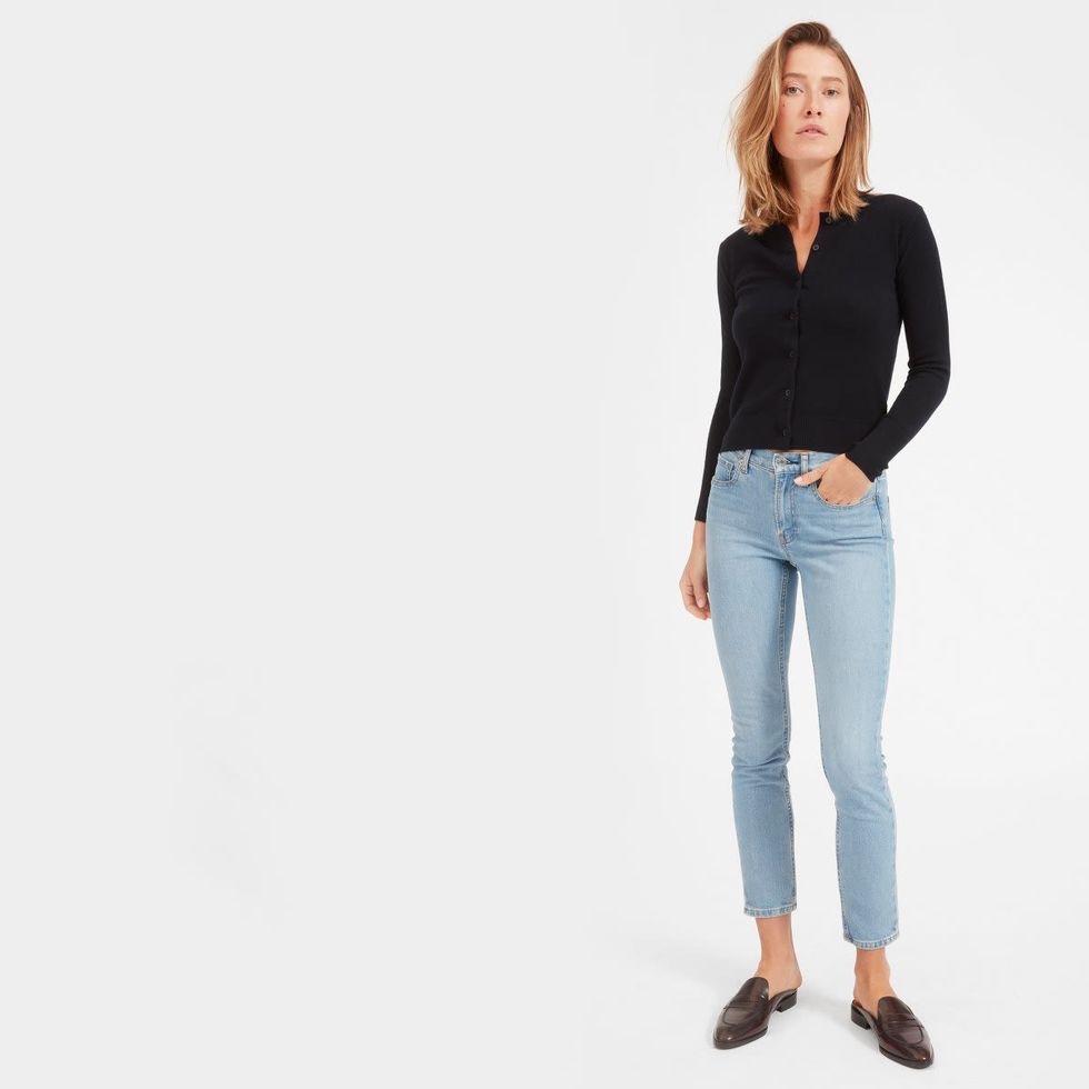 The Mid-Rise Skinny Jean (Ankle) - Light Blue Wash