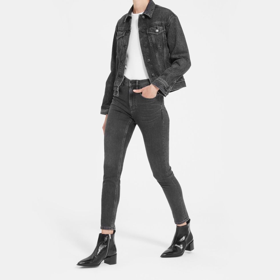 The High-Rise Skinny Jean - Washed Black