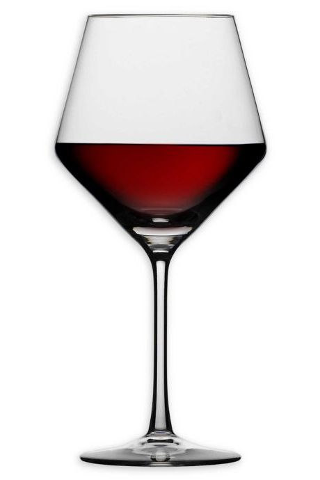 Burgundy Wine Glass
