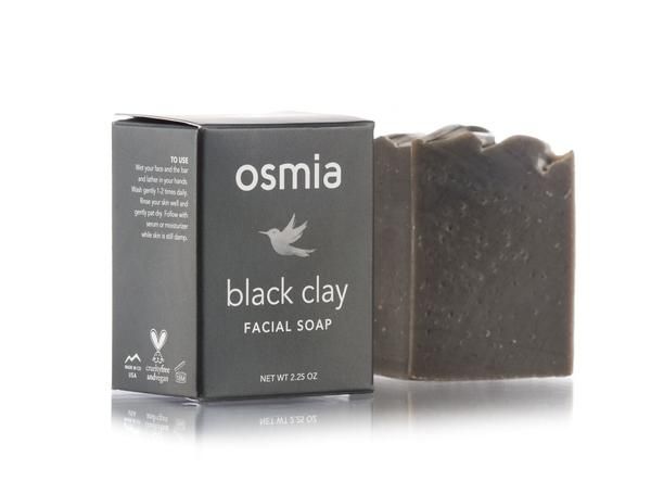 Osmia Organics Black Clay Facial Soap