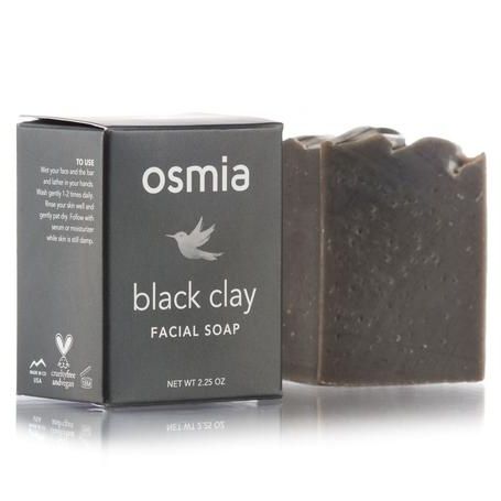 Osmia Organics Black Clay Facial Soap