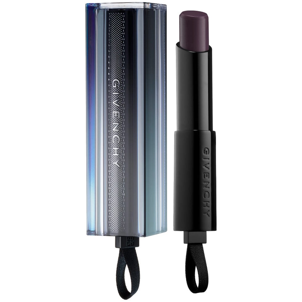 Rouge Interdit Vinyl Color Enhancing Lipstick in Noir