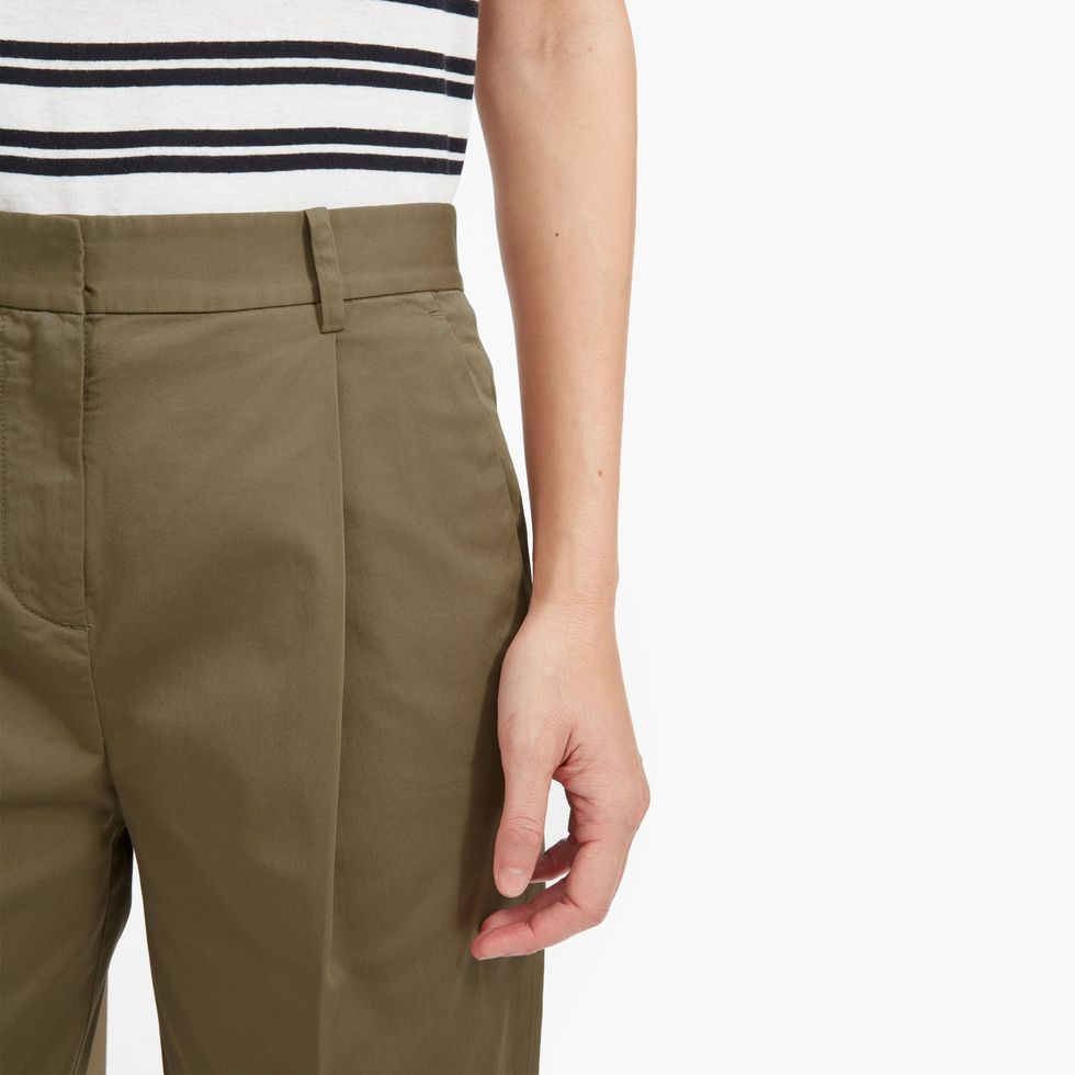 The Slouchy Chino Pant - Covert Green