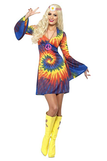 Fun World Costumes Women's Peace Love Hippie Adult Costume