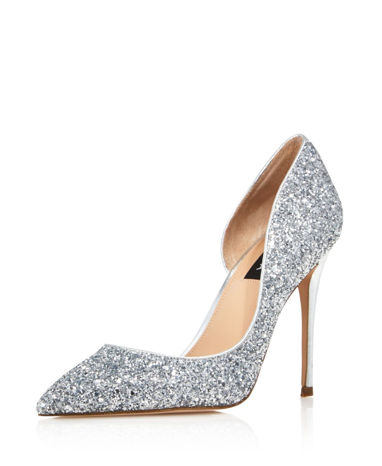 Women's Dion Glitter Embellished High-Heel d'Orsay Pumps