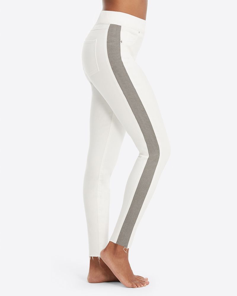 Spanx distressed discount white jeans