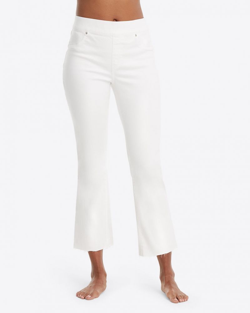 Spanx white hot sale distressed jeans