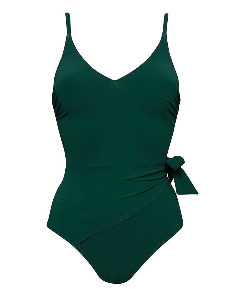 Icon Augusta Wrap Tie Front Shaping Swimsuit