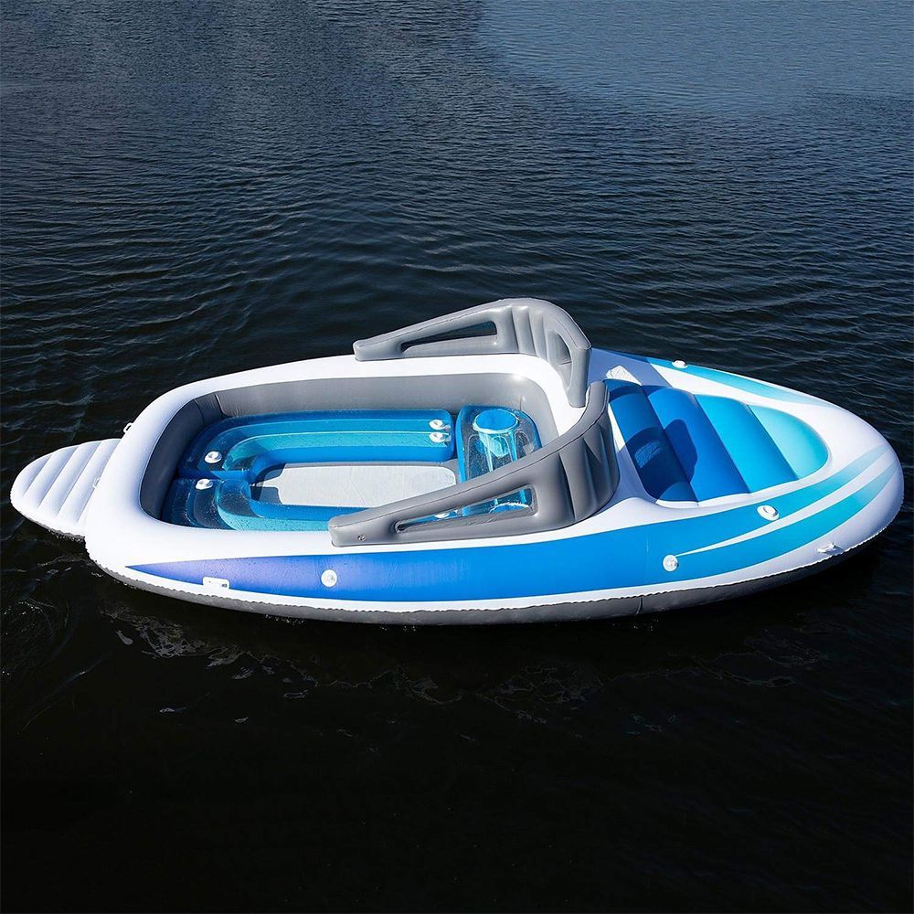 Inflatable pool boat hot sale float