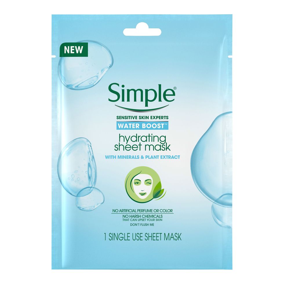 Simple Water Boost Hydrating Sheet Face Mask