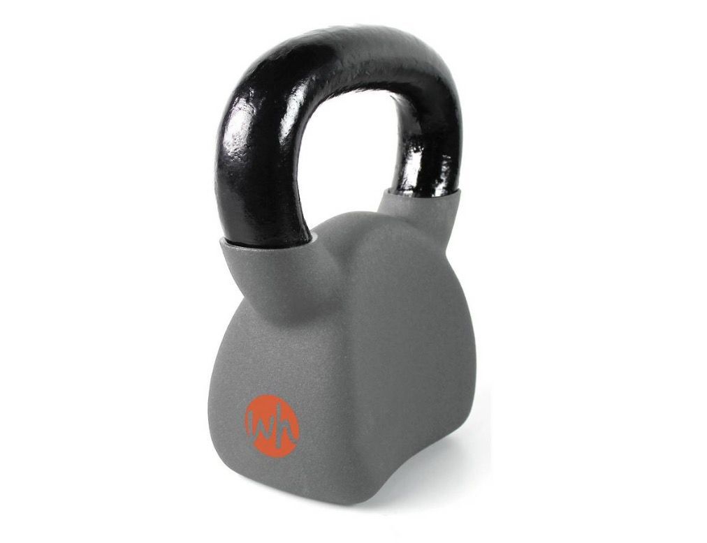 Women's health cast iron and rubber kettlebell sale