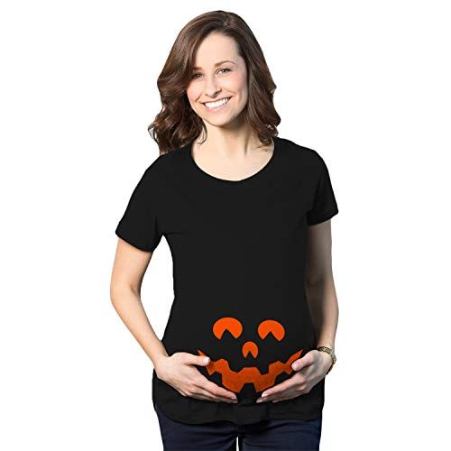 Mickey Pumpkin Inspired Halloween Maternity T-shirt 