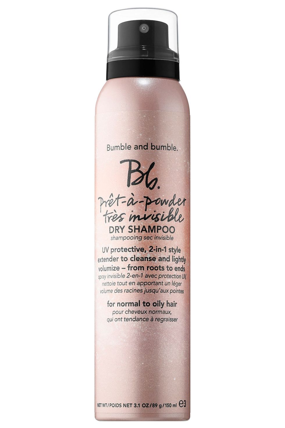 Bb. Pret-a-Powder Tres Invisible Dry Shampoo with French Pink Clay
