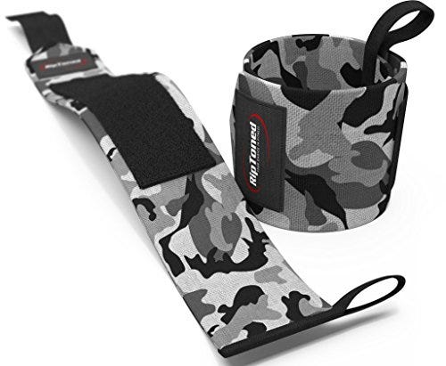 Rip Toned Lifting Straps, Green Camo