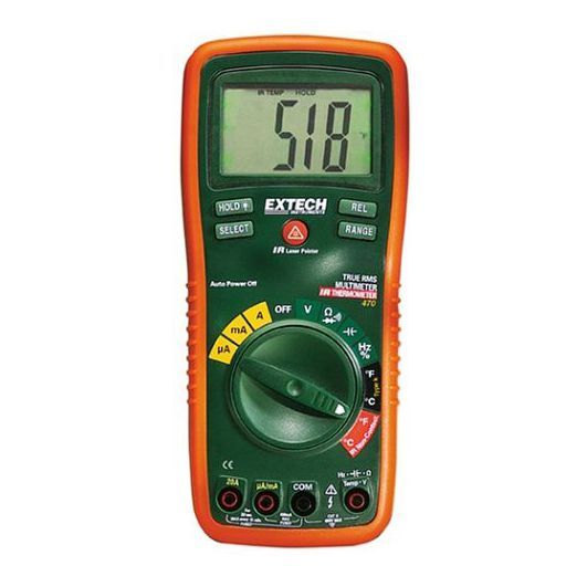 EX470 Multimeter and Infrared Thermometer