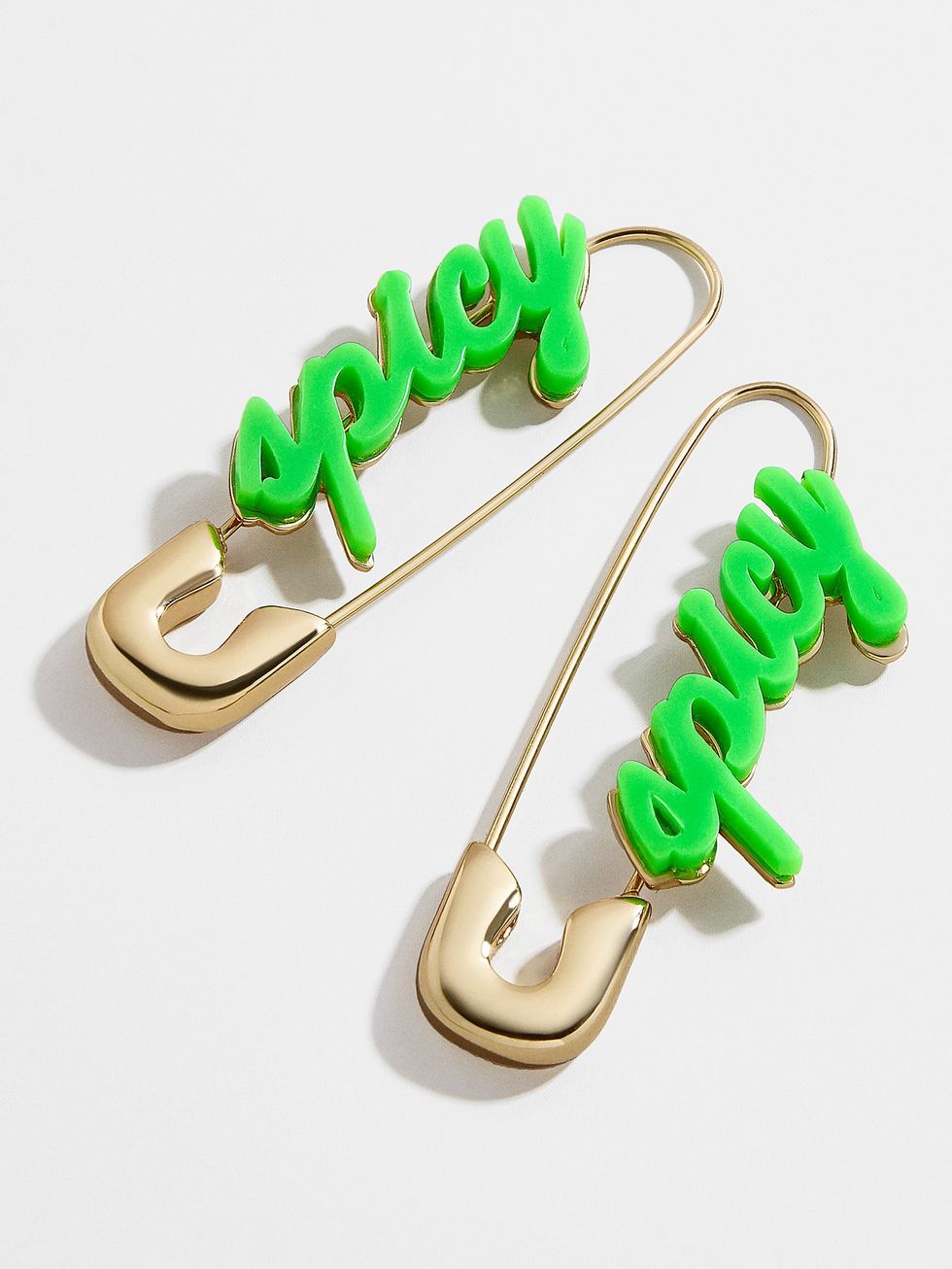Spicy Safety Pin Earrings