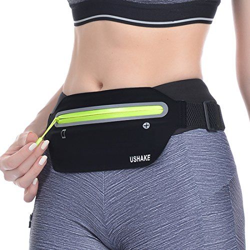 Secure Key Clip Jog Comfortable Cards Adjustable Waist Pack Cycle Slim Build & Fitness Running Belt For Men & Women Keys GUs Gym workout Hiking Fits All Phones Airpods Light Run