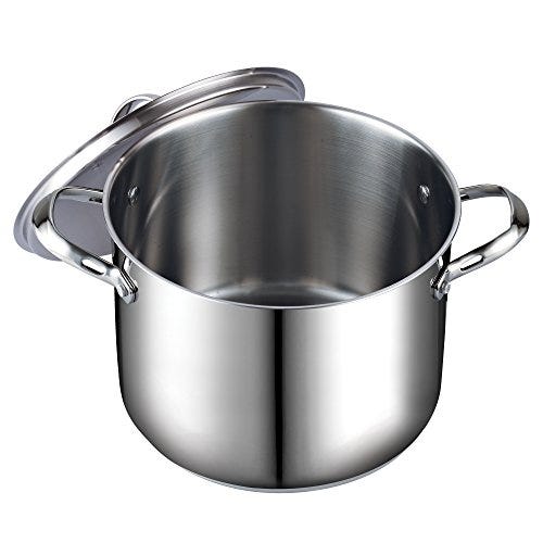 Cooks Standard Quart Classic Stainless Steel Stockpot with Lid