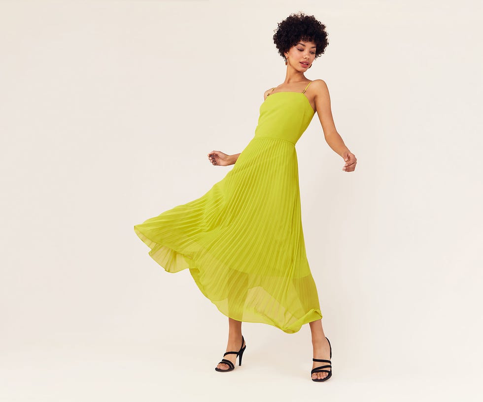 PLEATED ASYMMETRIC DRESS