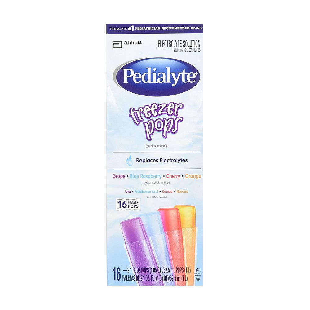 Pedialyte Freezer Pops (2 Packs of 16 Pops)