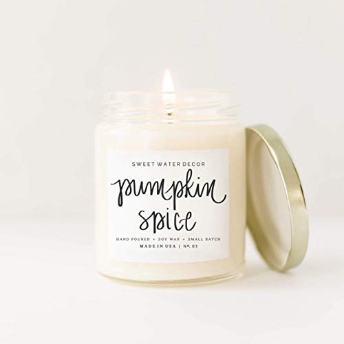 Natural Soy Wax Pumpkin Spice Candle
