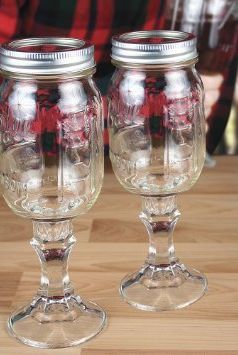 Wine Glasses with Lids