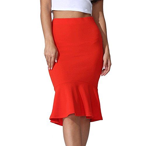 Red Mermaid Skirt