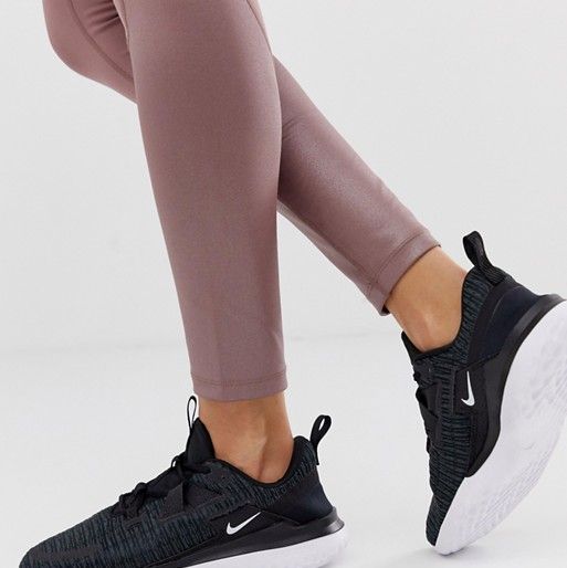 Nike Running Renew Arena Trainers In Black