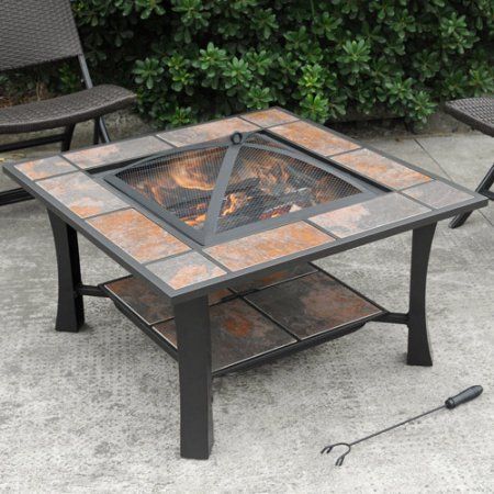 Axxonn 2-in-1 Fire Pit/Coffee Table 