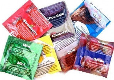 flavored condoms