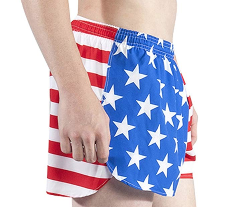 american flag running shorts nike
