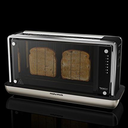 Translucent Toasting Tools : transparent glass toaster