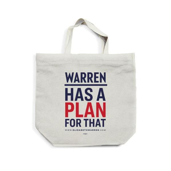 "Warren Has a Plan For That" Tote