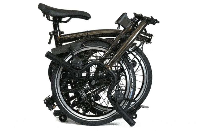 brompton foldable bike