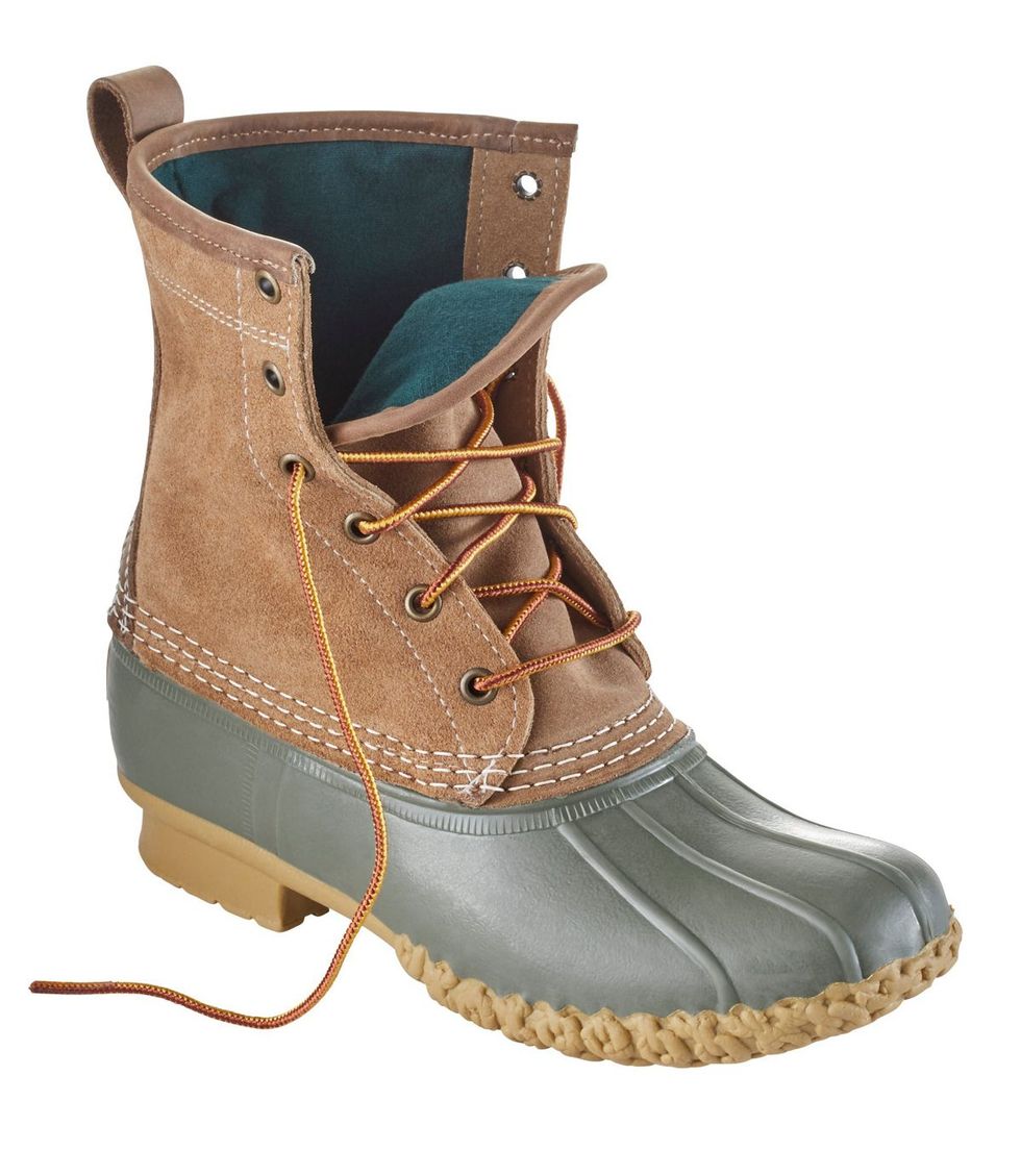  L.L.Bean Boot, 8" Leather Chamois-Lined