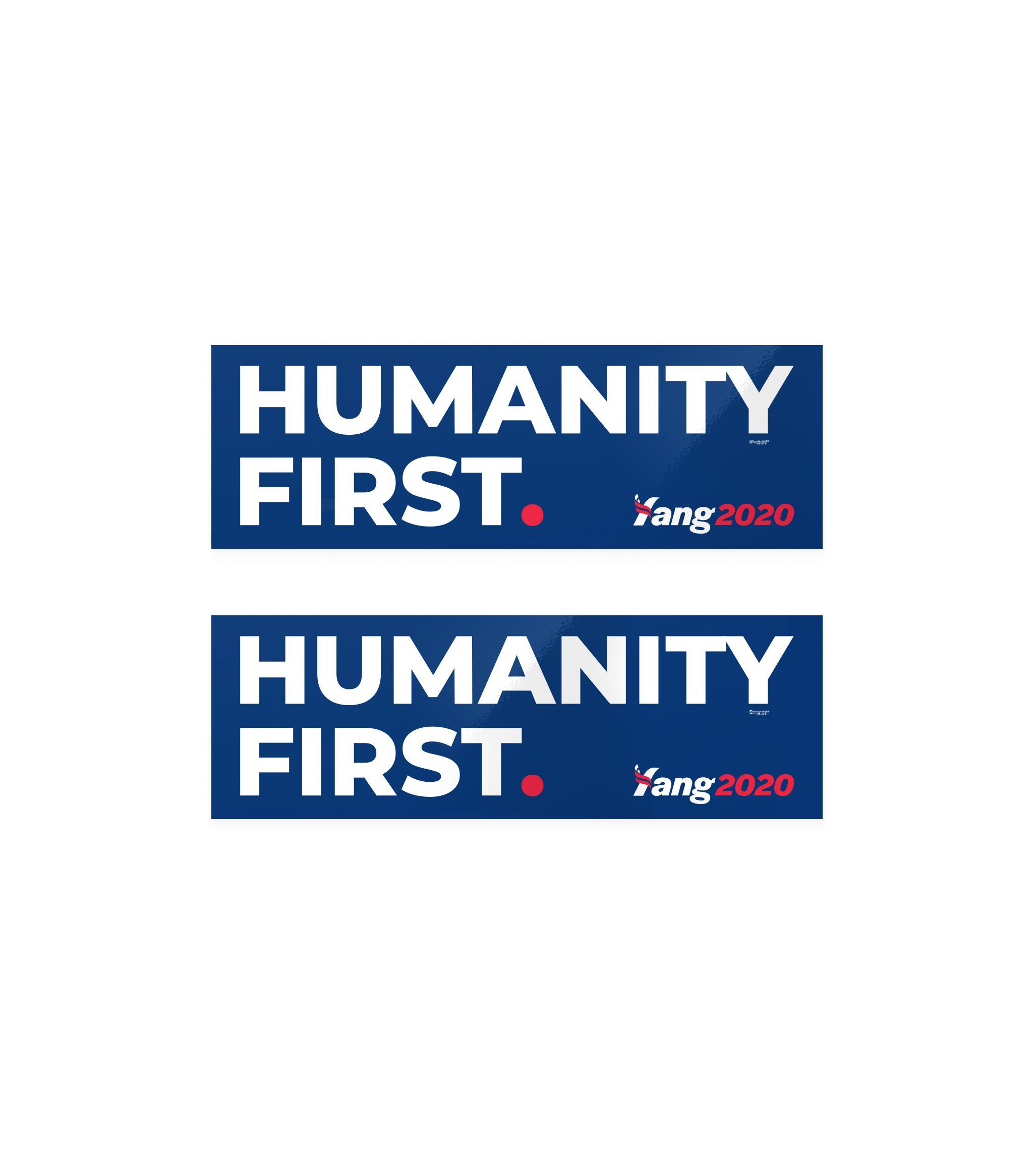 Humanity First Bumper Sticker Combo